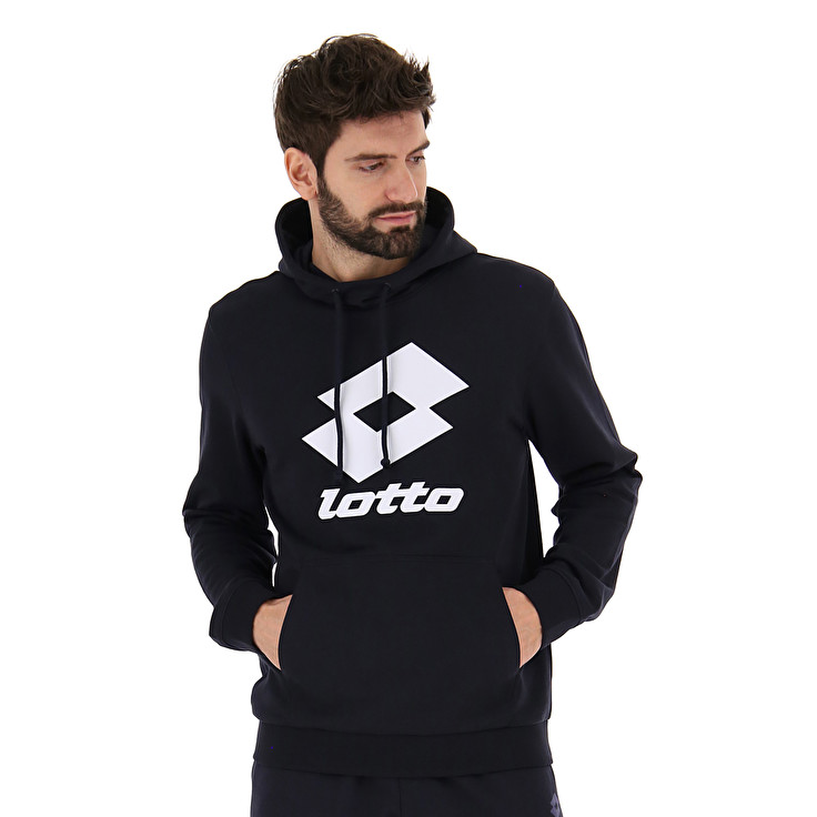 Black Lotto Smart Ii Sweat Hd Ft Men\'s Sweatshirt | Lotto-68820