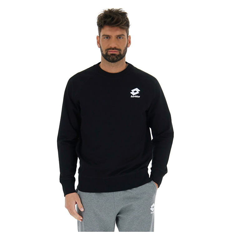 Black Lotto Smart Sweat Men\'s Sweatshirt | Lotto-43431