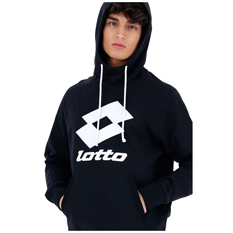 Black Lotto Smart Sweat Men's Sweatshirt | Lotto-47732