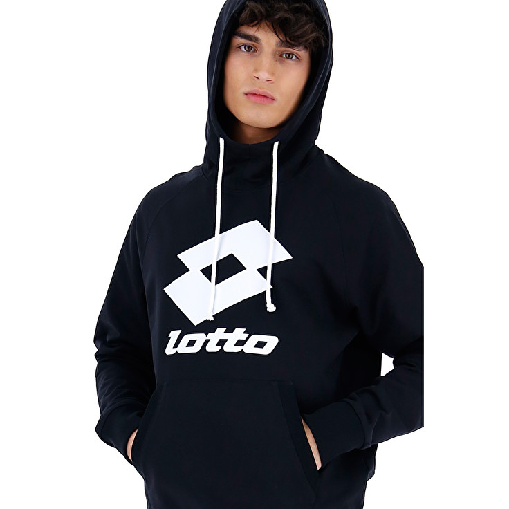 Black Lotto Smart Sweat Men's Tracksuits | Lotto-89038