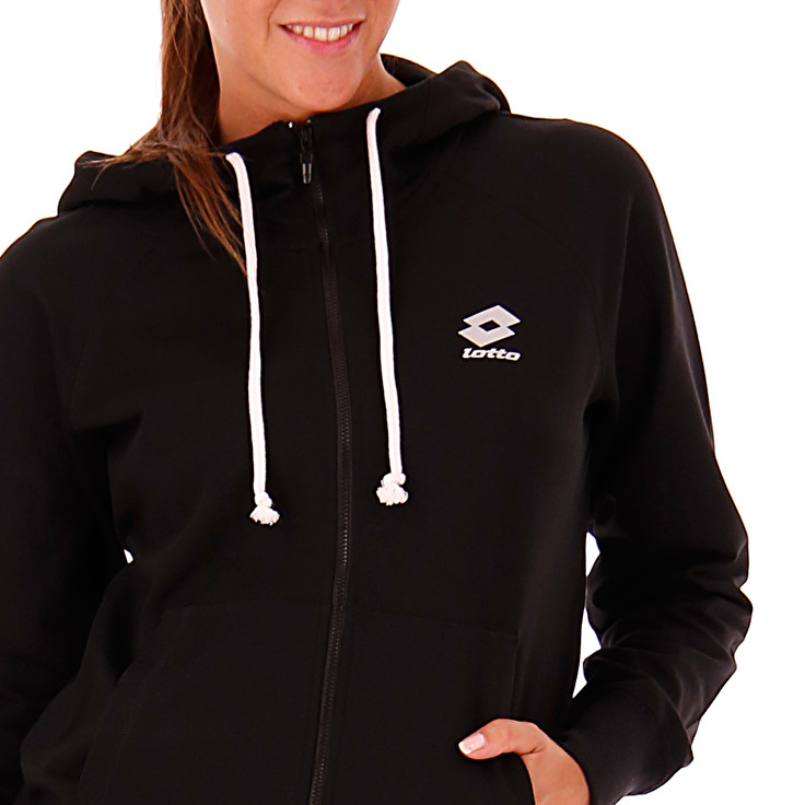 Black Lotto Smart Sweat W Women's Sweatshirt | Lotto-78947