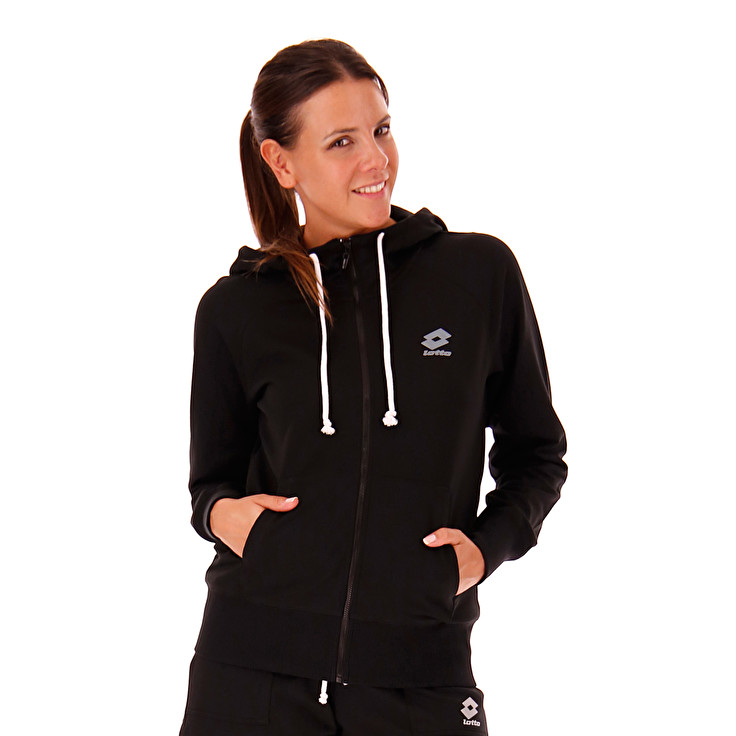 Black Lotto Smart Sweat W Women\'s Tracksuits | Lotto-77678