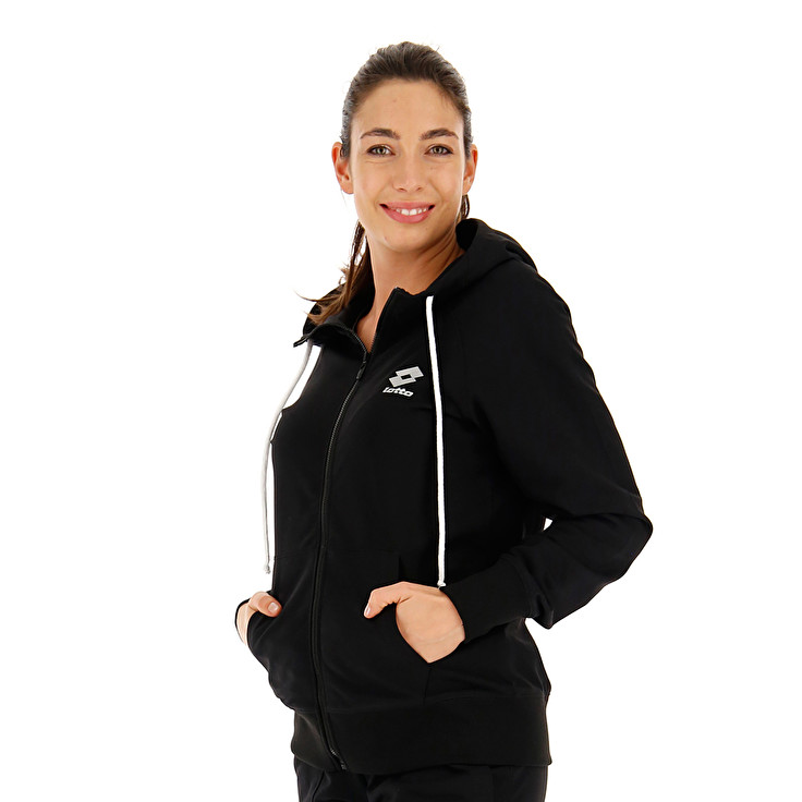 Black Lotto Smart W Sweat Women's Sweatshirt | Lotto-13825