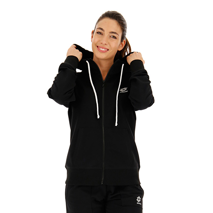 Black Lotto Smart W Sweat Women\'s Sweatshirt | Lotto-13825