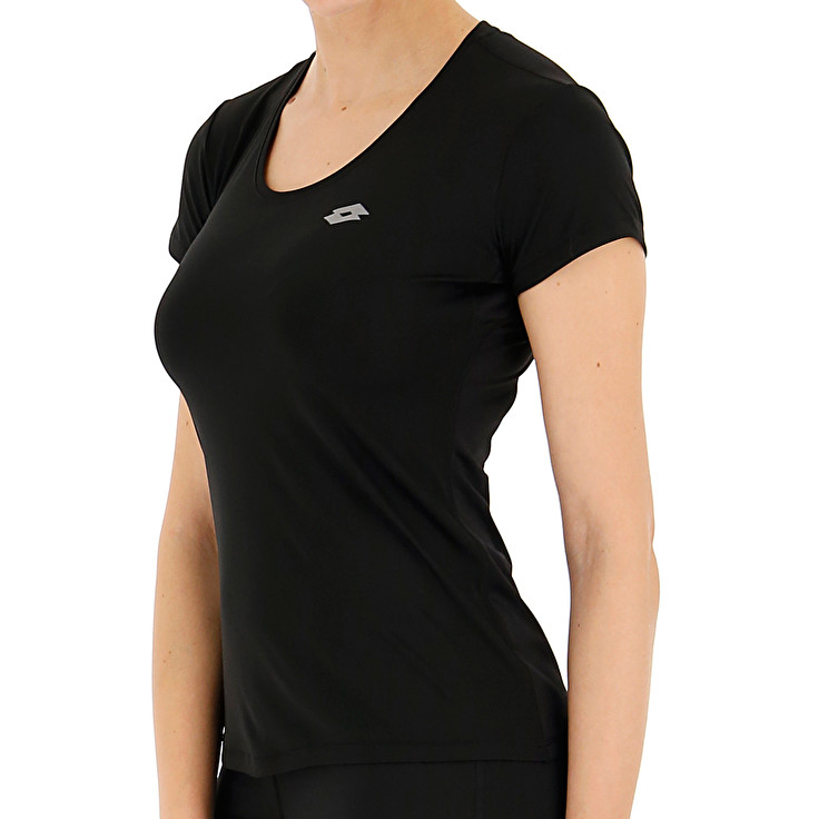 Black Lotto Smart W Women's T Shirts | Lotto-64464