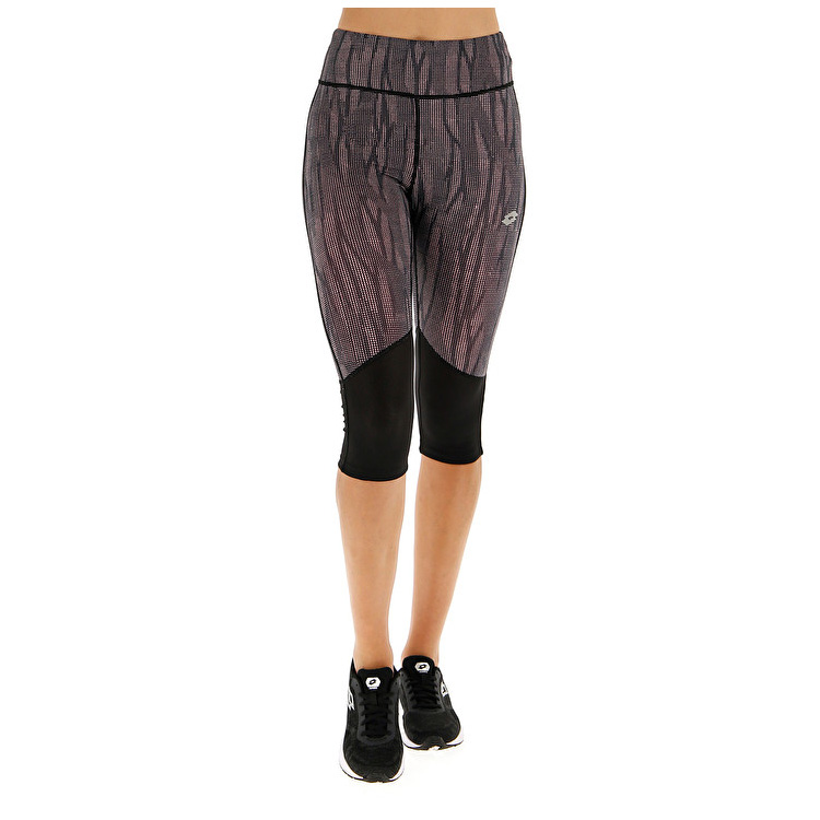 Black Lotto Speedrun W Ii Mid Women\'s Leggings | Lotto-94550