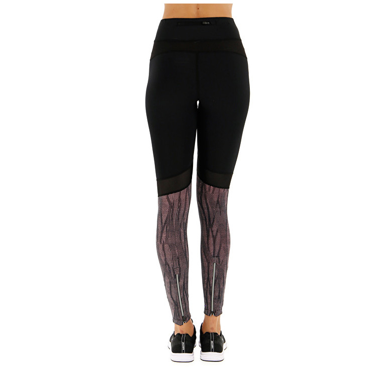 Black Lotto Speedrun W Ii Women's Leggings | Lotto-30478