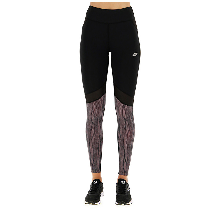 Black Lotto Speedrun W Ii Women\'s Leggings | Lotto-30478