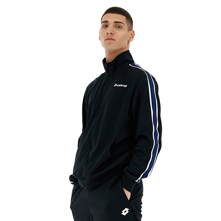 Black Lotto Suit Circle Ii Bs Rib Pl Men's Tracksuits | Lotto-82322