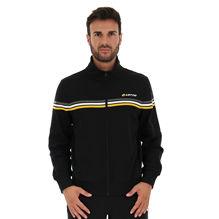 Black Lotto Suit Dual Iii Rib Fl Men's Tracksuits | Lotto-53431