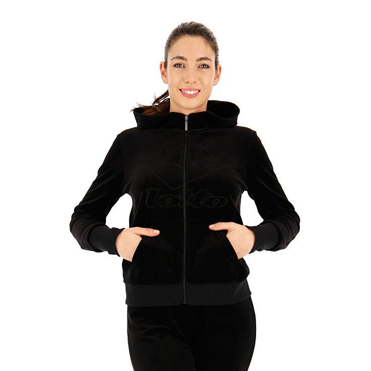 Black Lotto Suit Ryta W Women\'s Sweatshirt | Lotto-71762