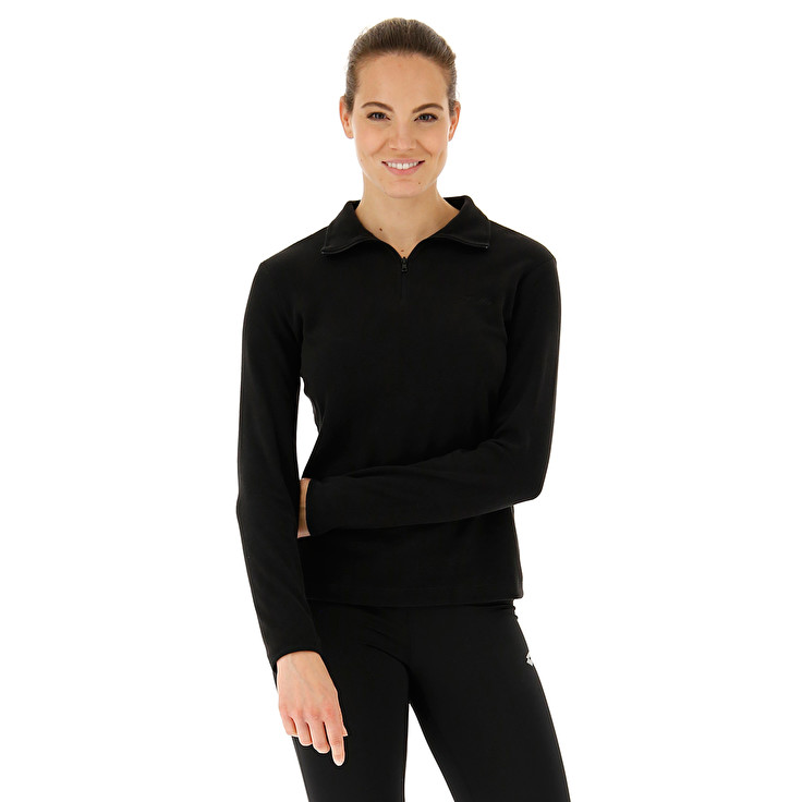 Black Lotto Sweat Cervino W Women\'s Sweatshirt | Lotto-24227