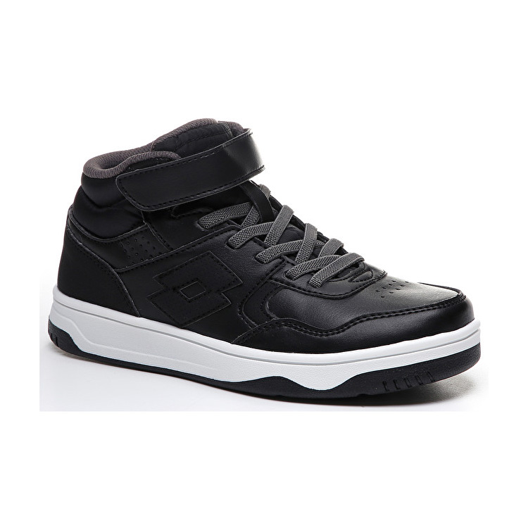 Black Lotto Tracer Mid Cl Sl Kids' Sneakers | Lotto-33692