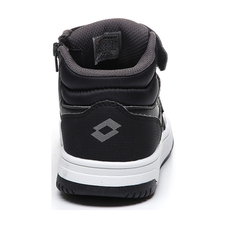 Black Lotto Tracer Mid Cl Sl Kids' Sneakers | Lotto-33692