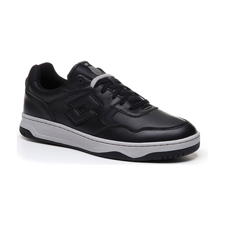 Black Lotto Tracer Plus Men's Lifestyle Shoes | Lotto-33063