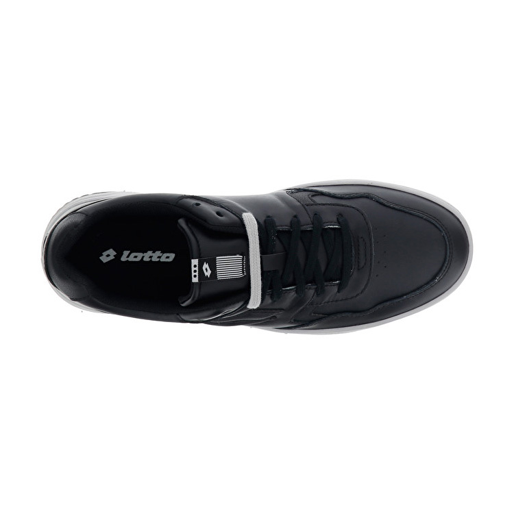 Black Lotto Tracer Plus Men's Lifestyle Shoes | Lotto-33063