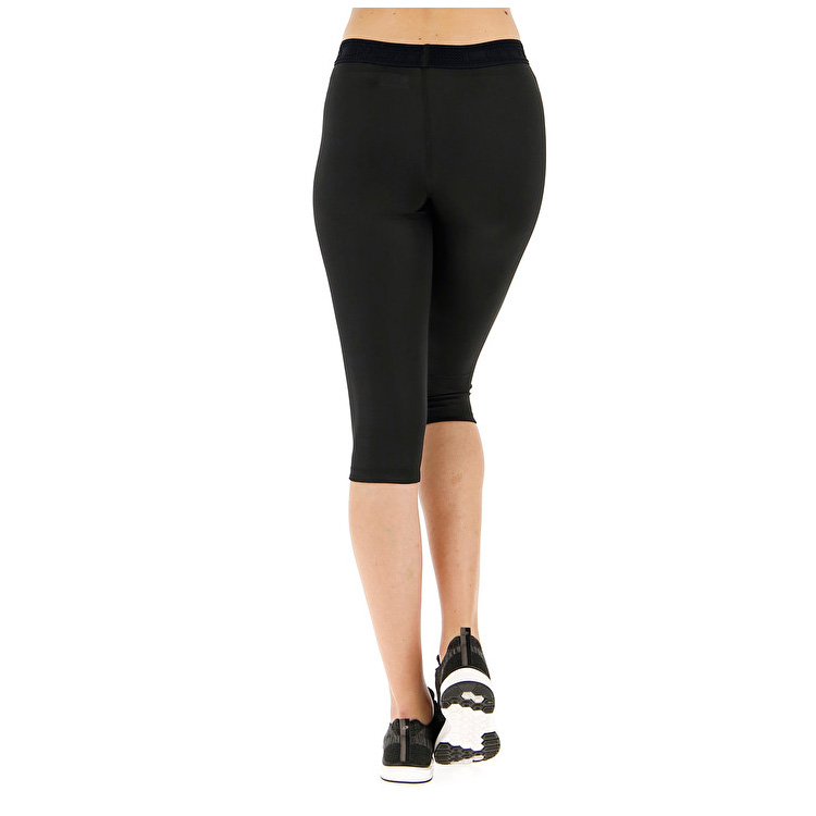 Black Lotto Vabene W Mid Cire' Women's Leggings | Lotto-49660