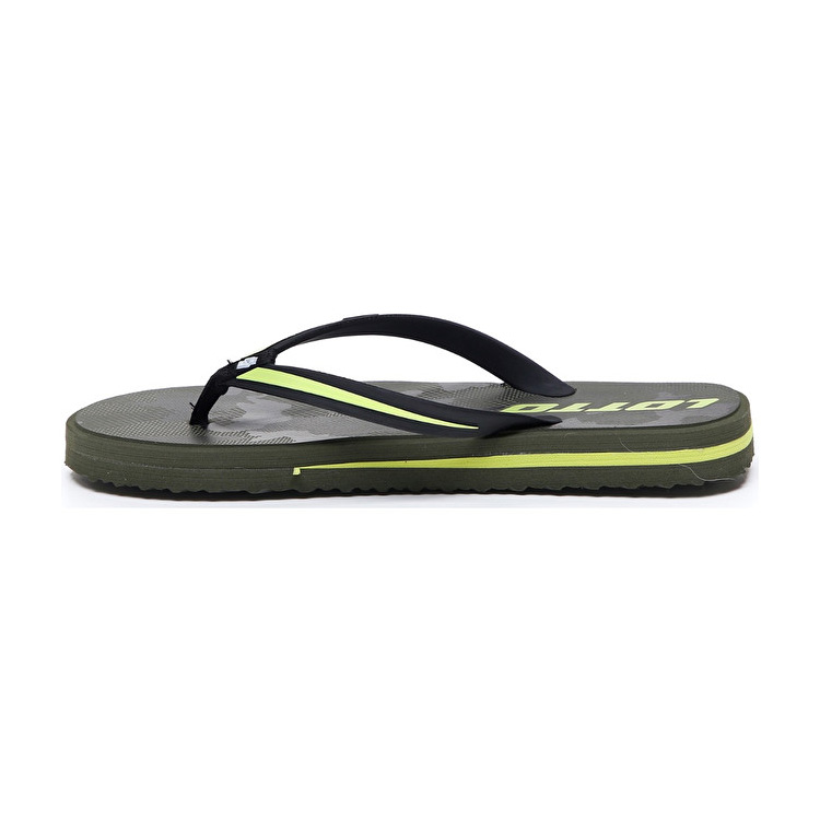 Black Lotto Waya Fuego Ix Men's Flip Flops | Lotto-57265