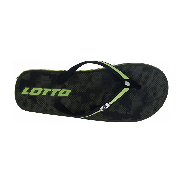 Black Lotto Waya Fuego Ix Men's Flip Flops | Lotto-57265