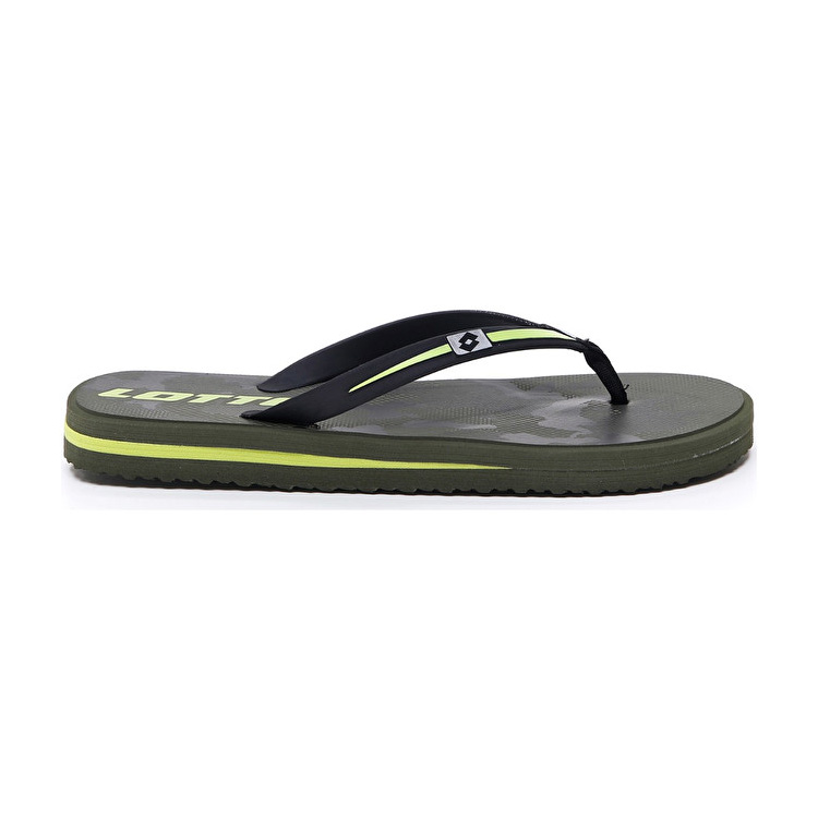 Black Lotto Waya Fuego Ix Men\'s Flip Flops | Lotto-57265