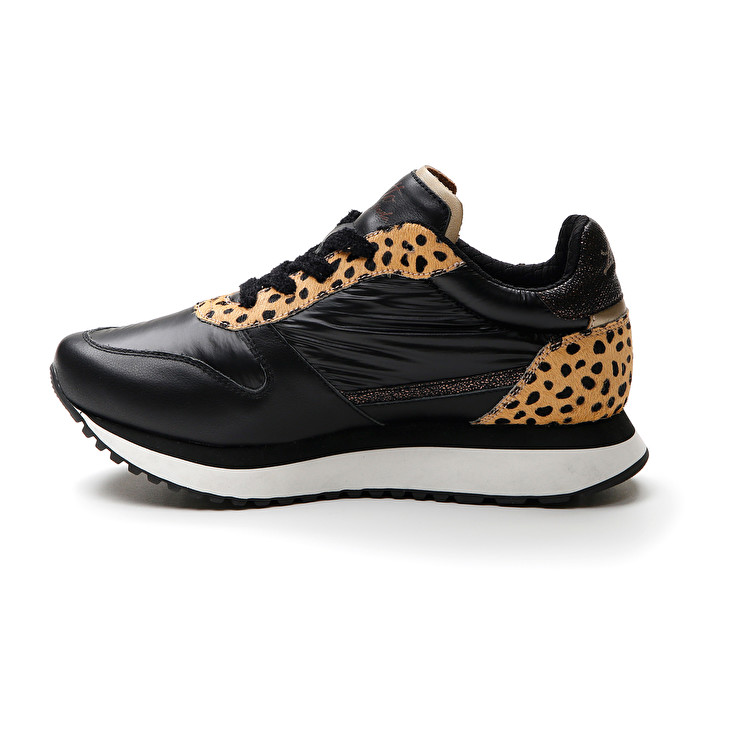 Black Lotto Wedge Leopard W Women's Autograph | Lotto-40995