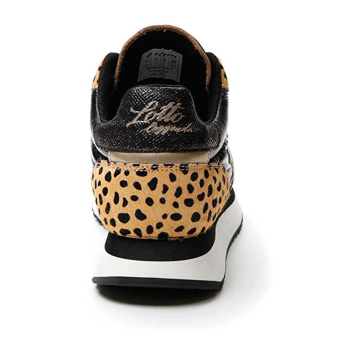 Black Lotto Wedge Leopard W Women's Autograph | Lotto-40995