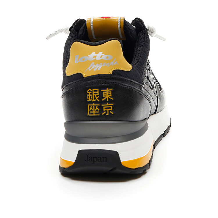 Black / Mango Lotto Tokyo Ginza Lth Men's Sneakers | Lotto-72649