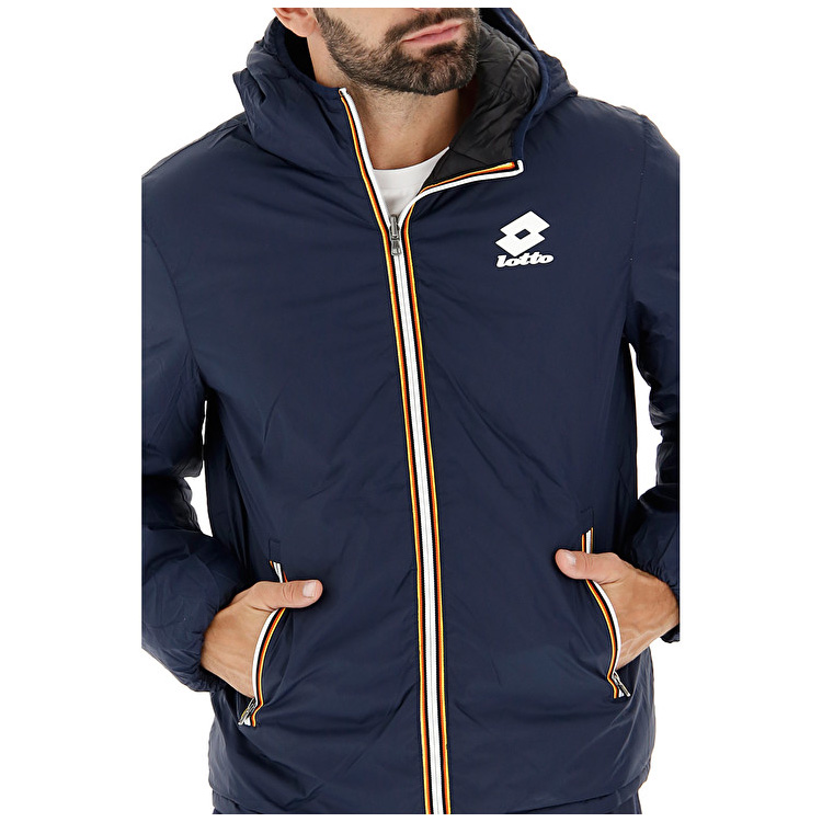 Black / Navy Lotto Bomber St Moritz Hd Men's Jackets | Lotto-24696