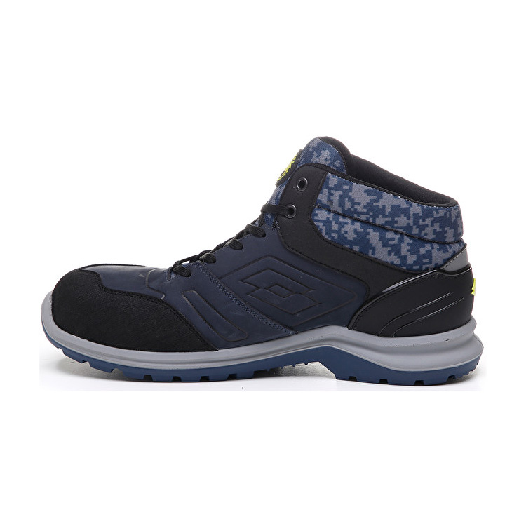 Black / Navy Lotto Hit 200 Mid S3 Men's Safety Shoes | Lotto-87700