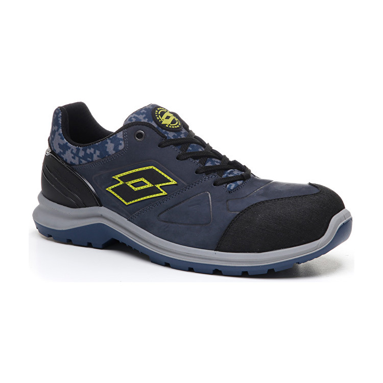 Black / Navy Lotto Hit 200 S3 Men's Safety Shoes | Lotto-80405