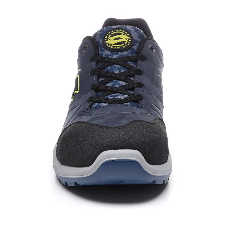 Black / Navy Lotto Hit 200 S3 Men's Safety Shoes | Lotto-80405