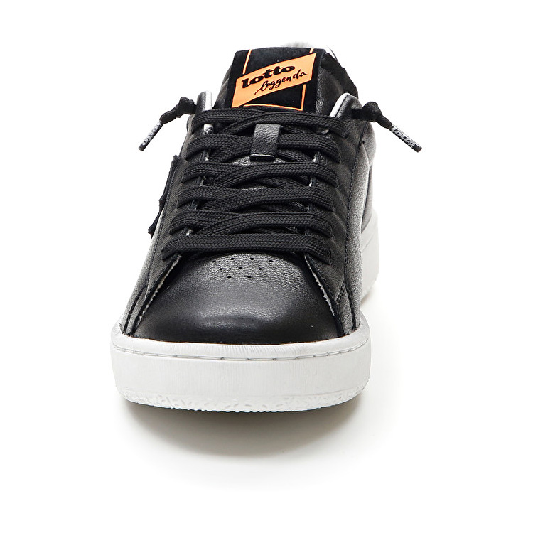 Black / Orange Lotto Autograph Block Men's Sneakers | Lotto-31909