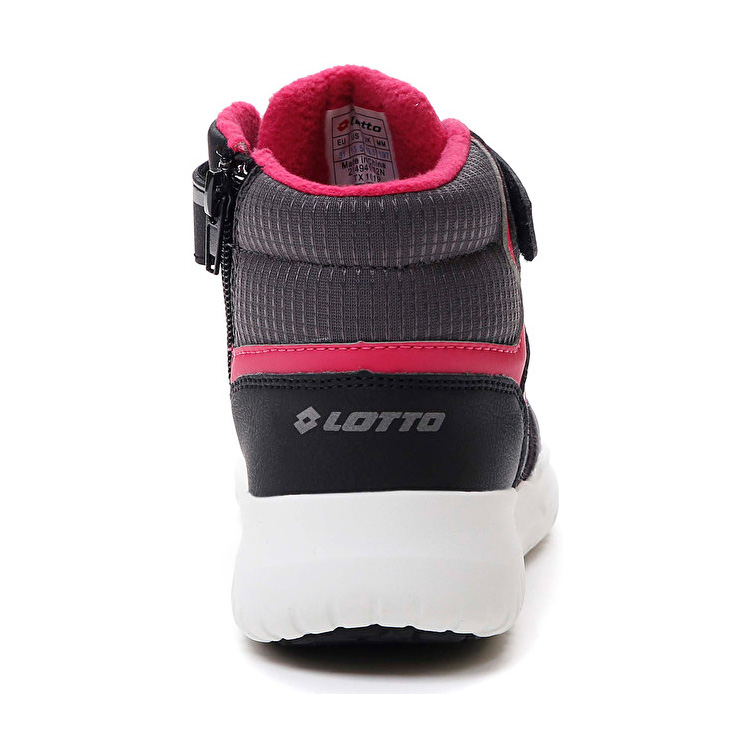 Black / Pink Lotto Fuga Amf Mid Cl Sl Kids' Sneakers | Lotto-68515