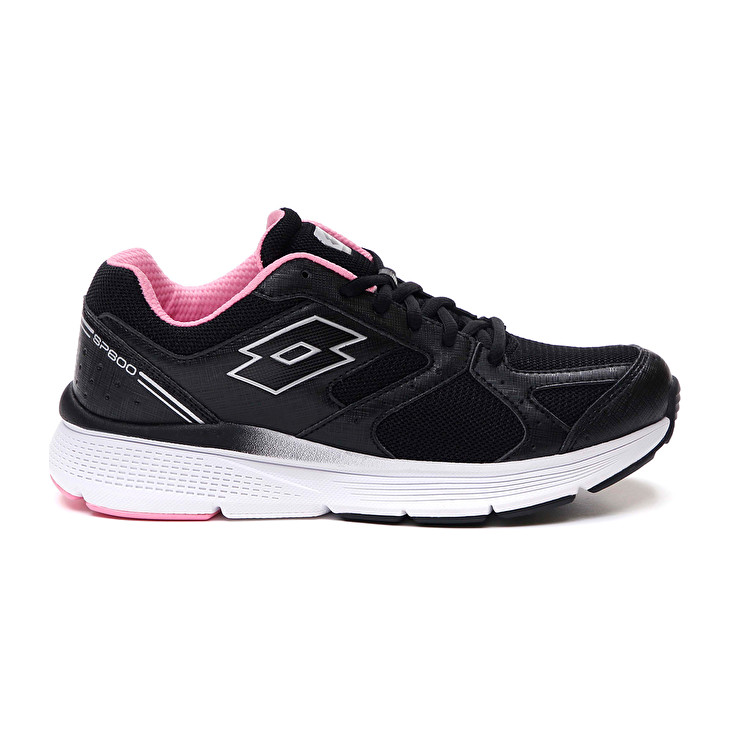 Black / Pink Lotto Speedride 600 Viii W Women\'s Running Shoes | Lotto-19025