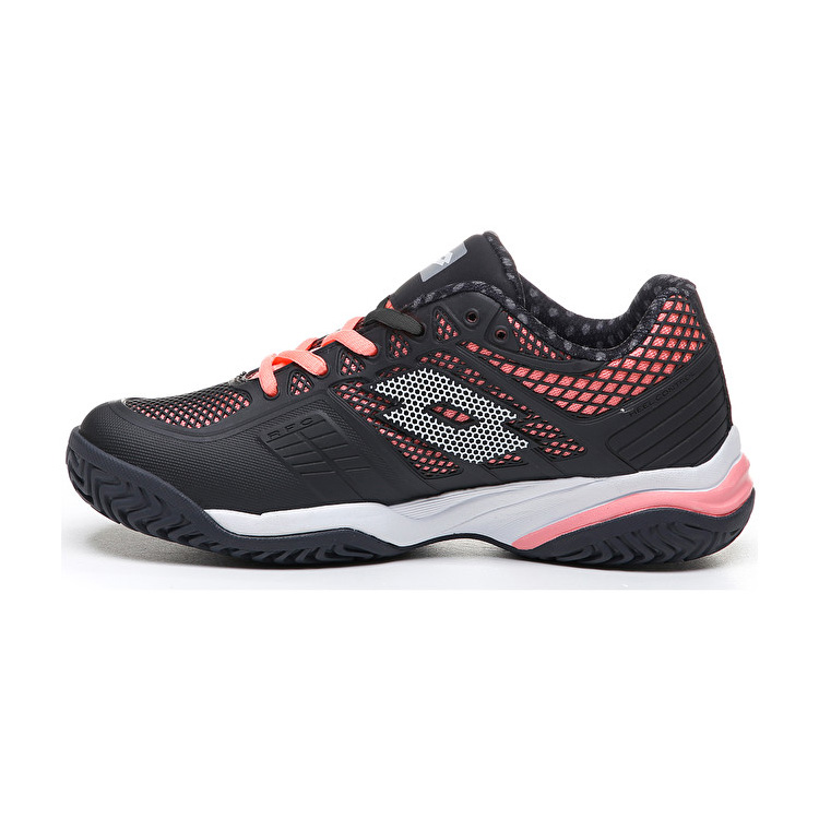 Black / Pink Lotto Viper Ultra Ii Jr L Kids' Tennis Shoes | Lotto-42250