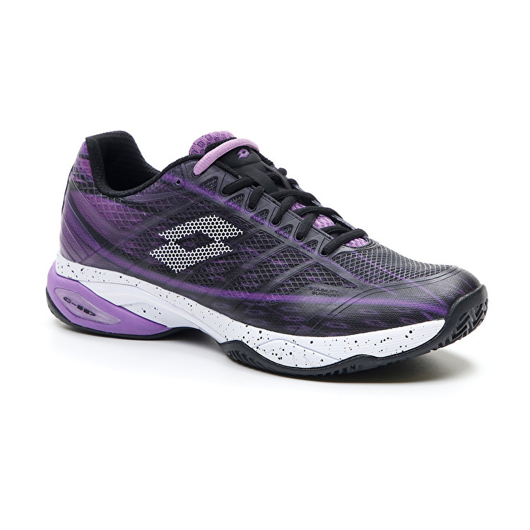 Black / Purple Lotto Mirage 300 Cly Men's Tennis Shoes | Lotto-38580