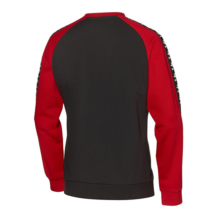 Black / Red Lotto Athletica Iii Sweat Men's Sweatshirt | Lotto-51322