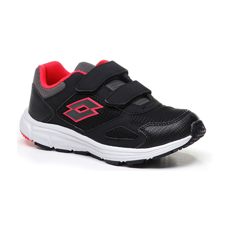 Black / Red Lotto Speedride 600 Ii Cl S Kids' Sneakers | Lotto-97401