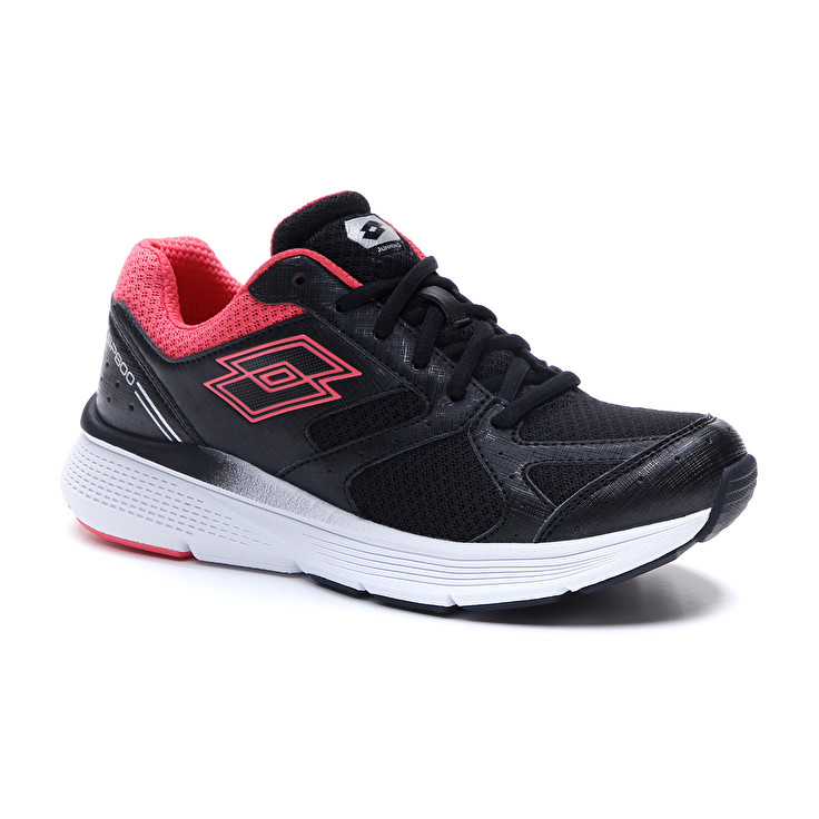 Black / Red Lotto Speedride 600 Vii W Women's Running Shoes | Lotto-35455