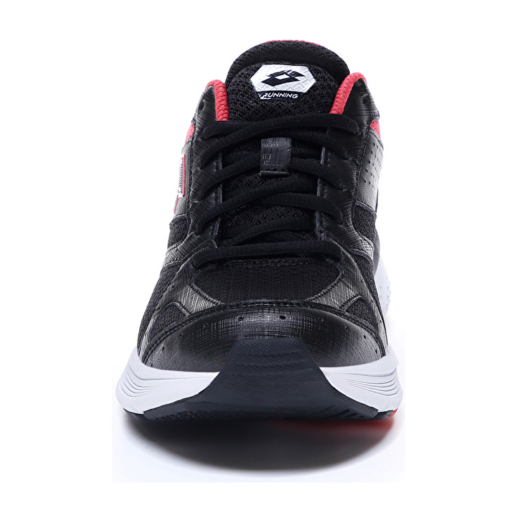 Black / Red Lotto Speedride 600 Vii W Women's Lifestyle Shoes | Lotto-65881