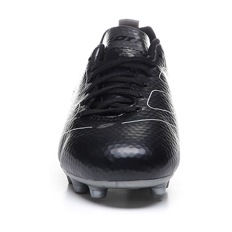 Black / Silver Lotto Maestro 700 Fg Jr Kids' Soccer Shoes | Lotto-65143