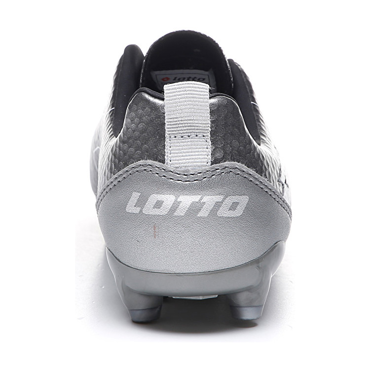 Black / Silver Lotto Maestro 700 Fg Jr Kids' Soccer Shoes | Lotto-65143