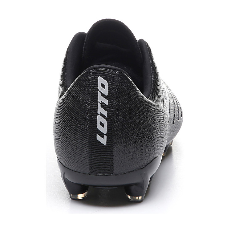 Black / Silver Lotto Solista 700 Iii Fg Jr Kids' Soccer Shoes | Lotto-32184