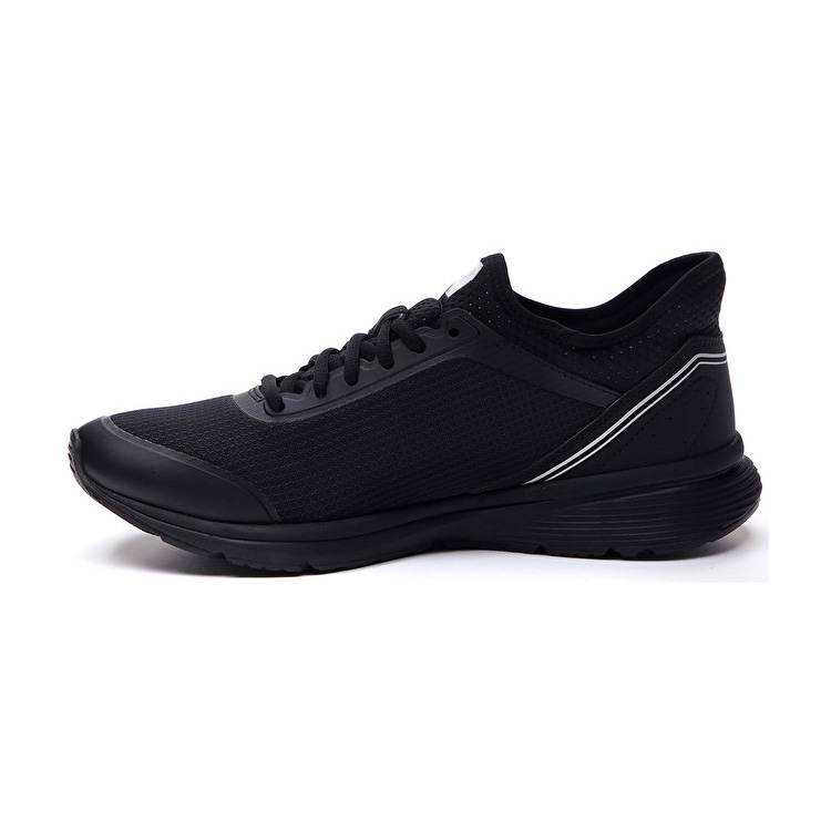 Black / Silver Lotto Speedride 450 Ii Men's Running Shoes | Lotto-19349