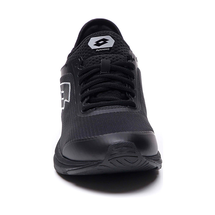 Black / Silver Lotto Speedride 450 Ii Men's Running Shoes | Lotto-19349