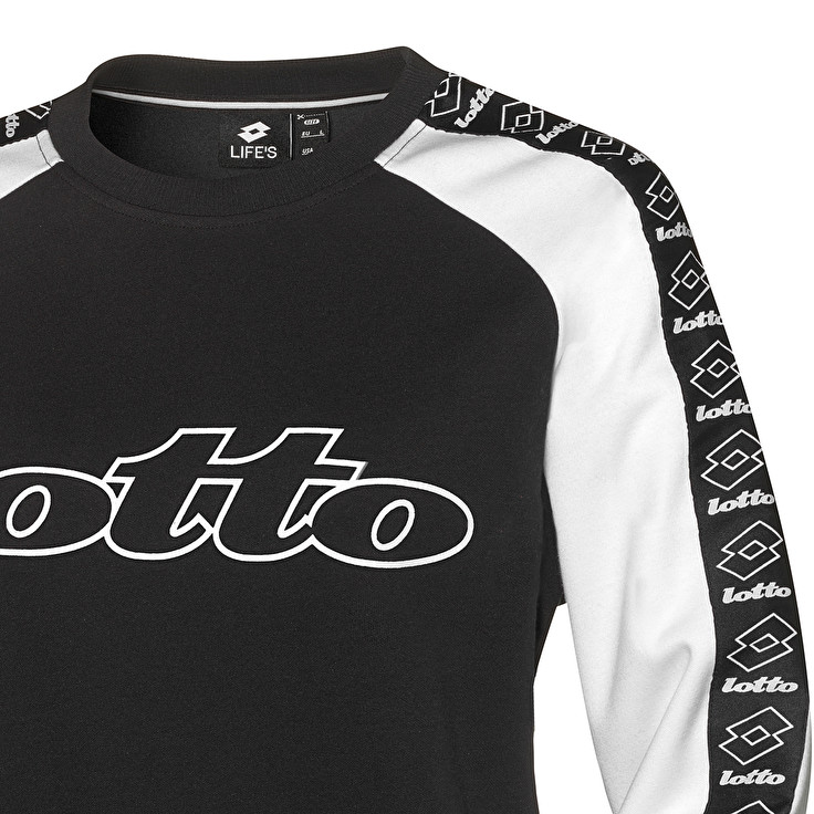 Black / White Lotto Athletica Ii Sweat W Women's Tracksuits | Lotto-42511