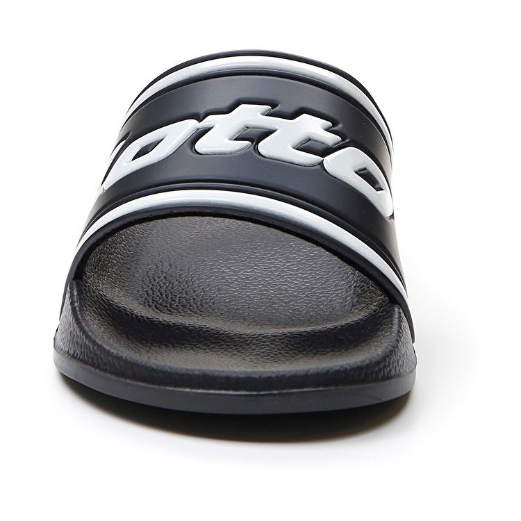 Black / White Lotto Midway Iv Slide Men's Slippers | Lotto-65788