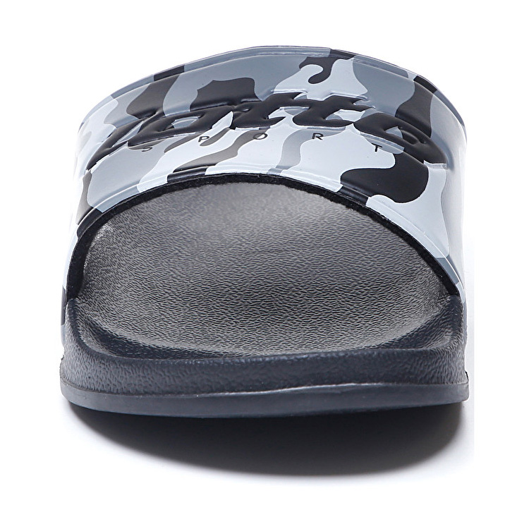 Black / White Lotto Oceania Camo Slide Men's Slippers | Lotto-63495