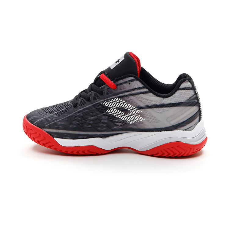 Black / White / Red Lotto Mirage 300 Alr Jr Kids' Tennis Shoes | Lotto-41181