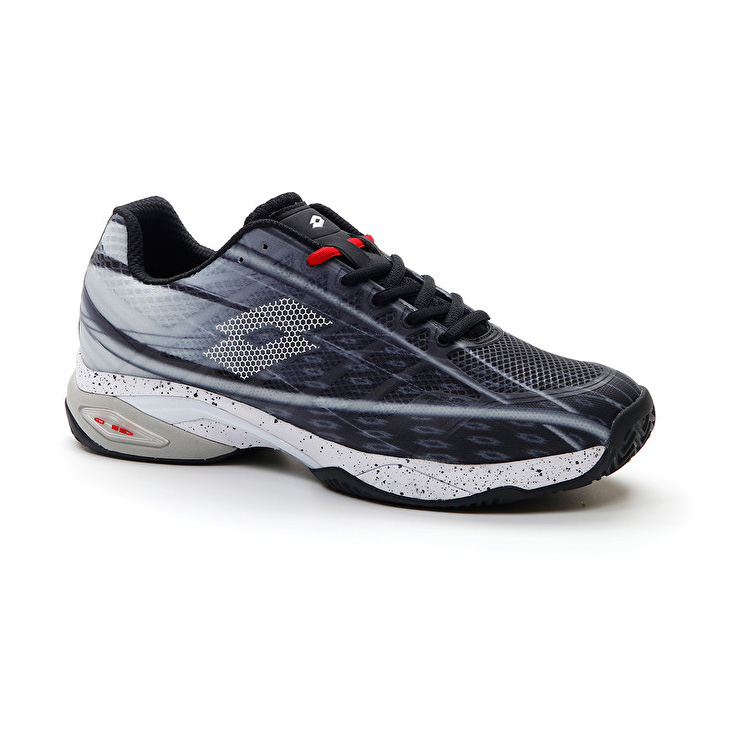 Black / White / Red Lotto Mirage 300 Cly Men's Tennis Shoes | Lotto-99500